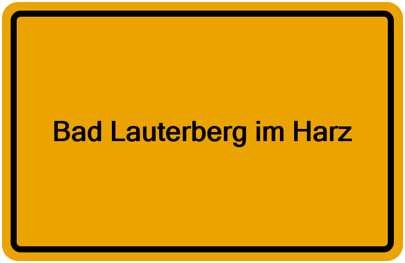 Handelsregisterauszug Bad Lauterberg im Harz